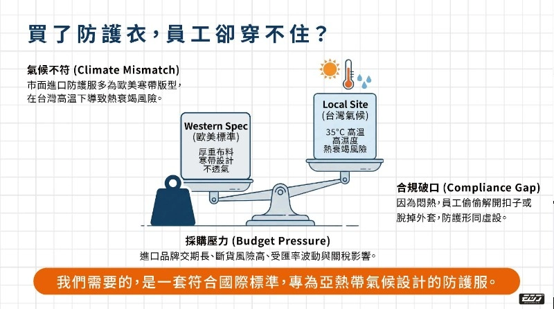 阻燃服廠商推薦！避開進口溢價，衣哥教您採購適合亞洲體型高性價比阻燃服
