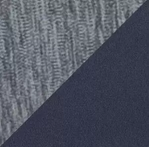 阻燃抗靜電長袖T-深藍配麻花灰