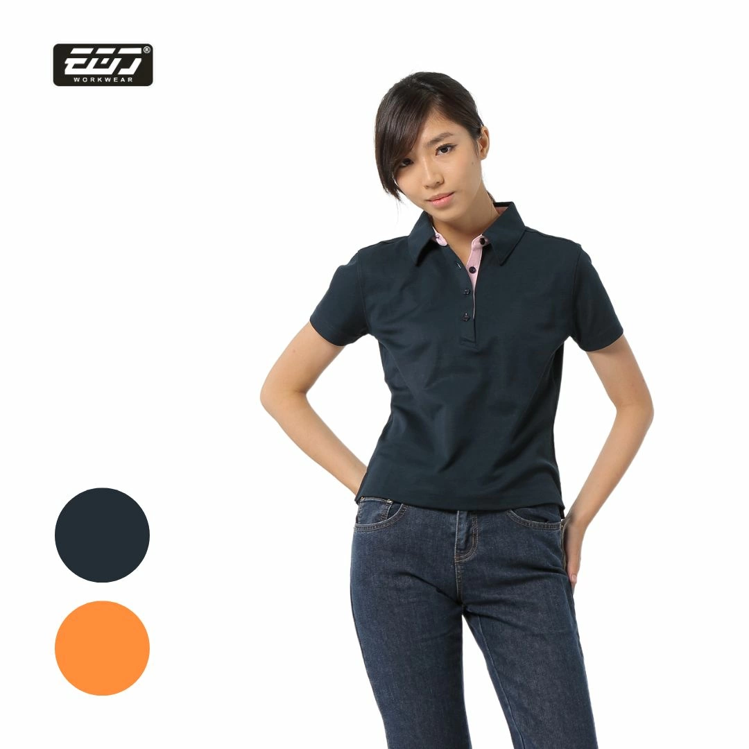 短袖女版素面POLO衫