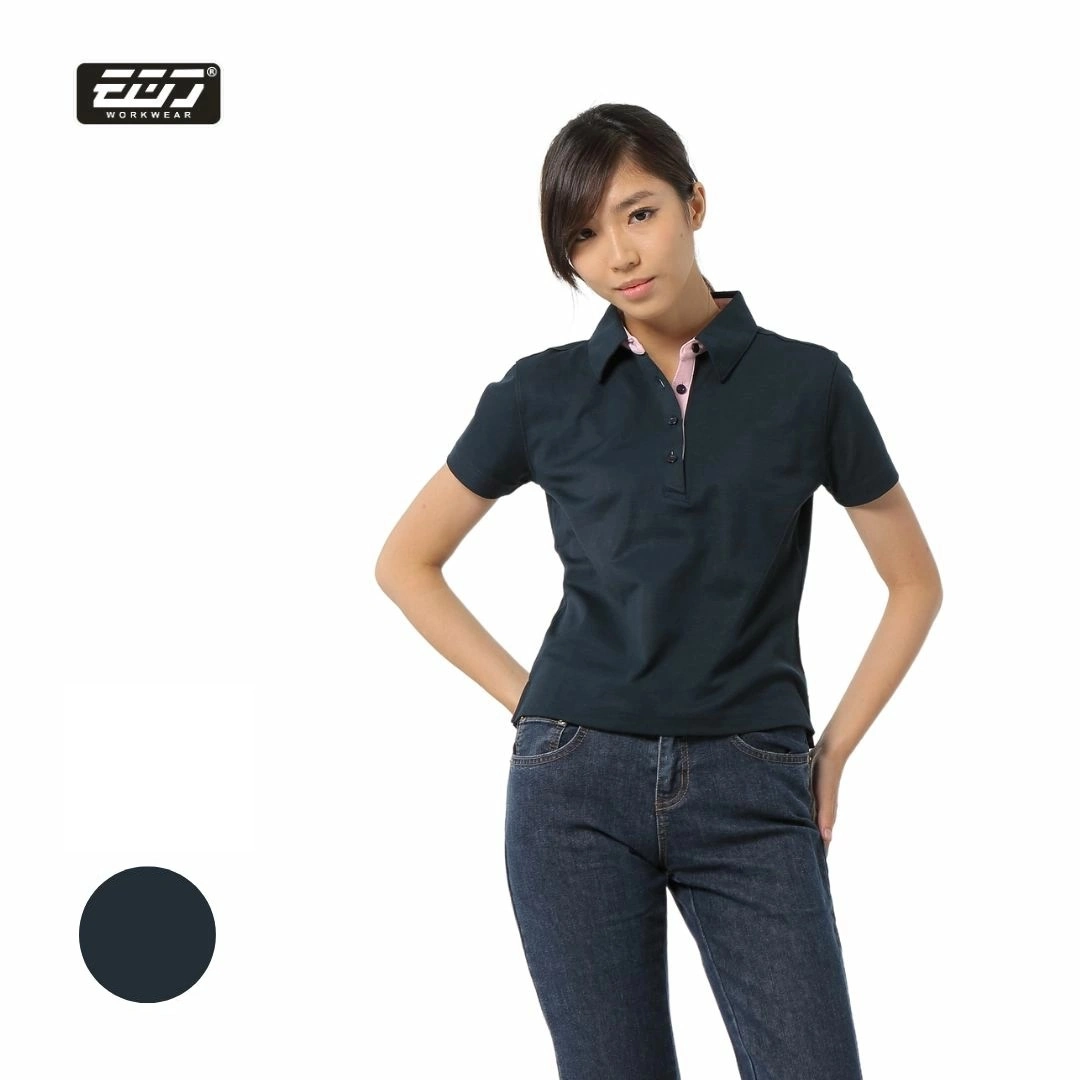 短袖女版素面POLO衫