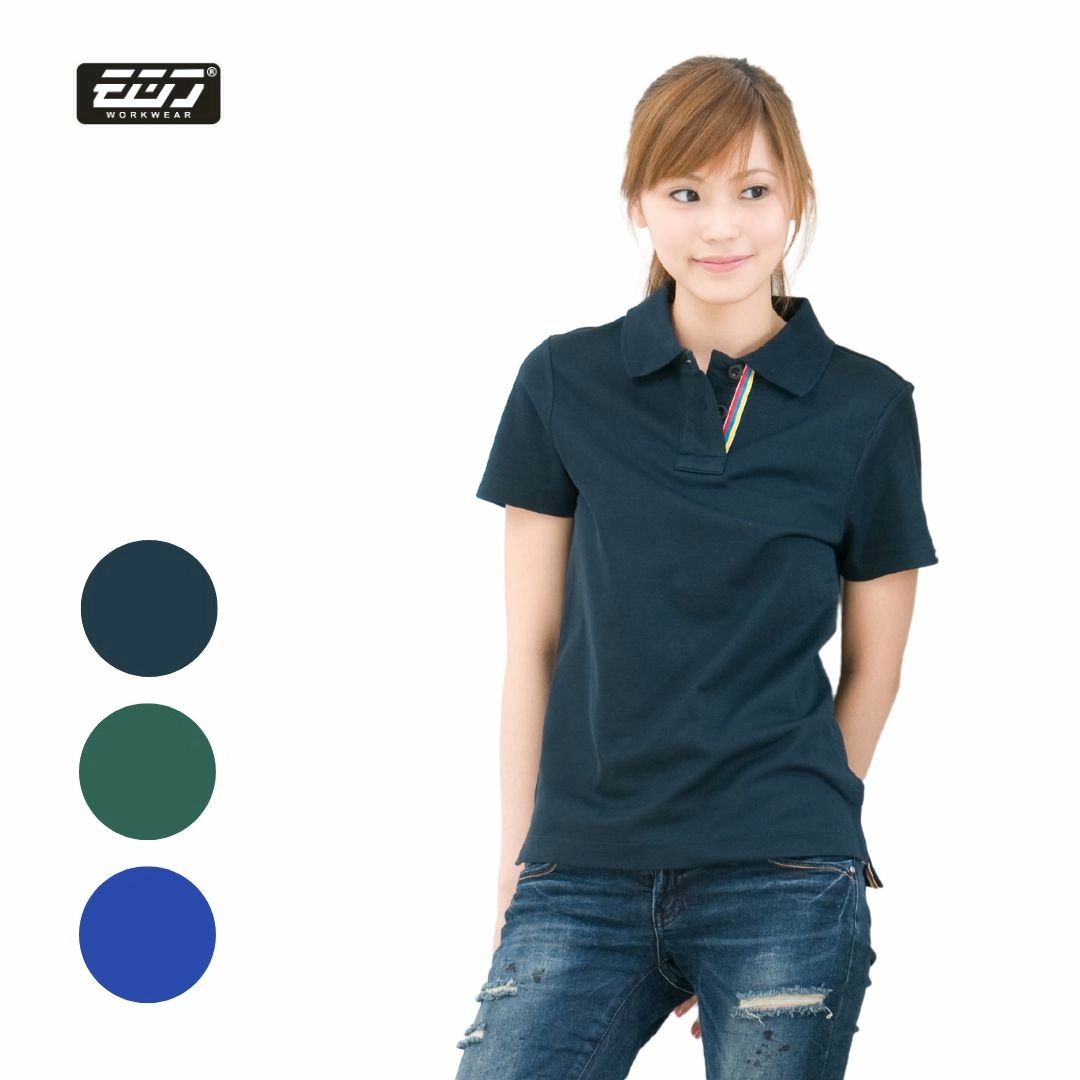 短袖女版合身POLO衫