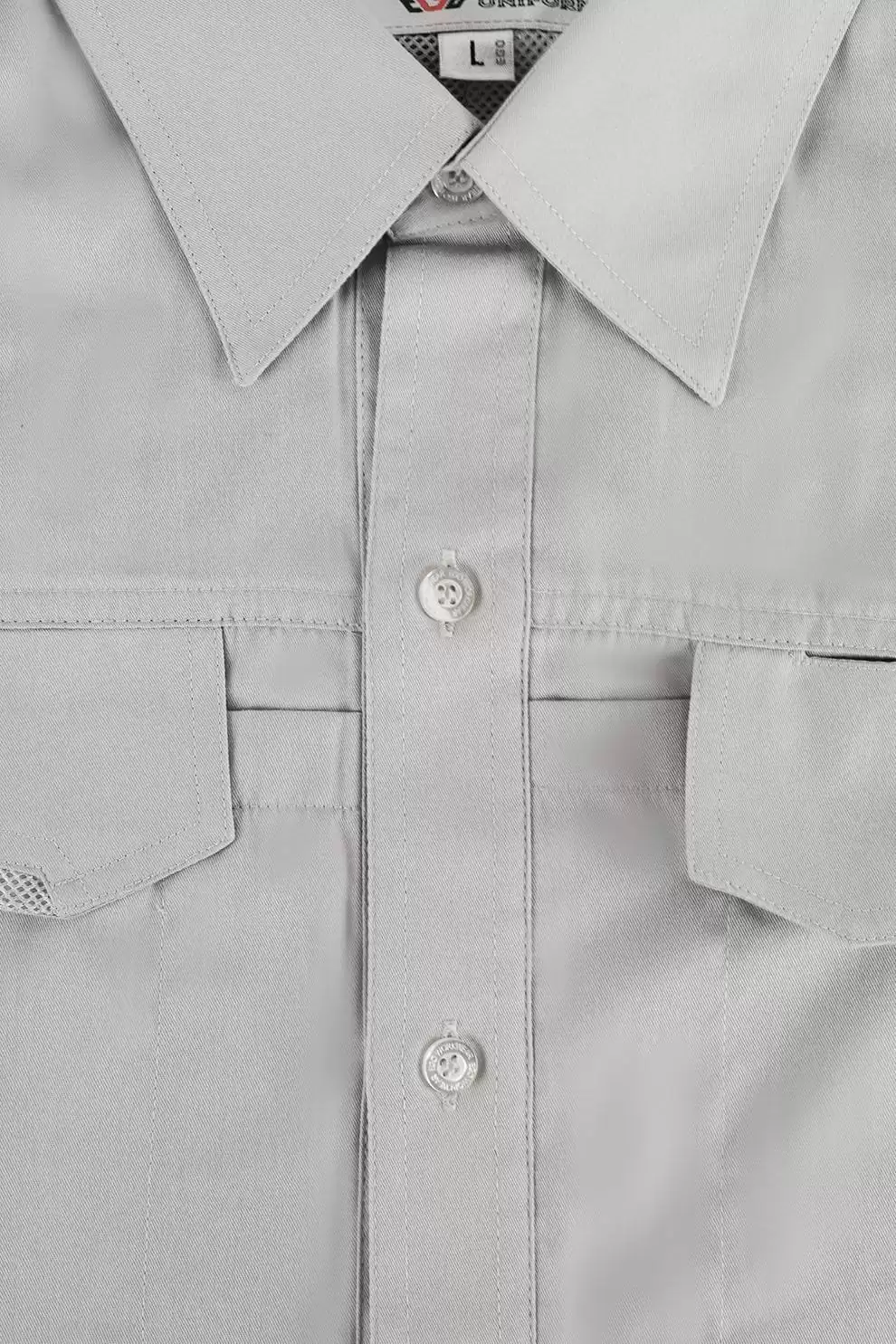 日式反光短袖襯衫-卡其色 日式反光短袖襯衫-卡其色