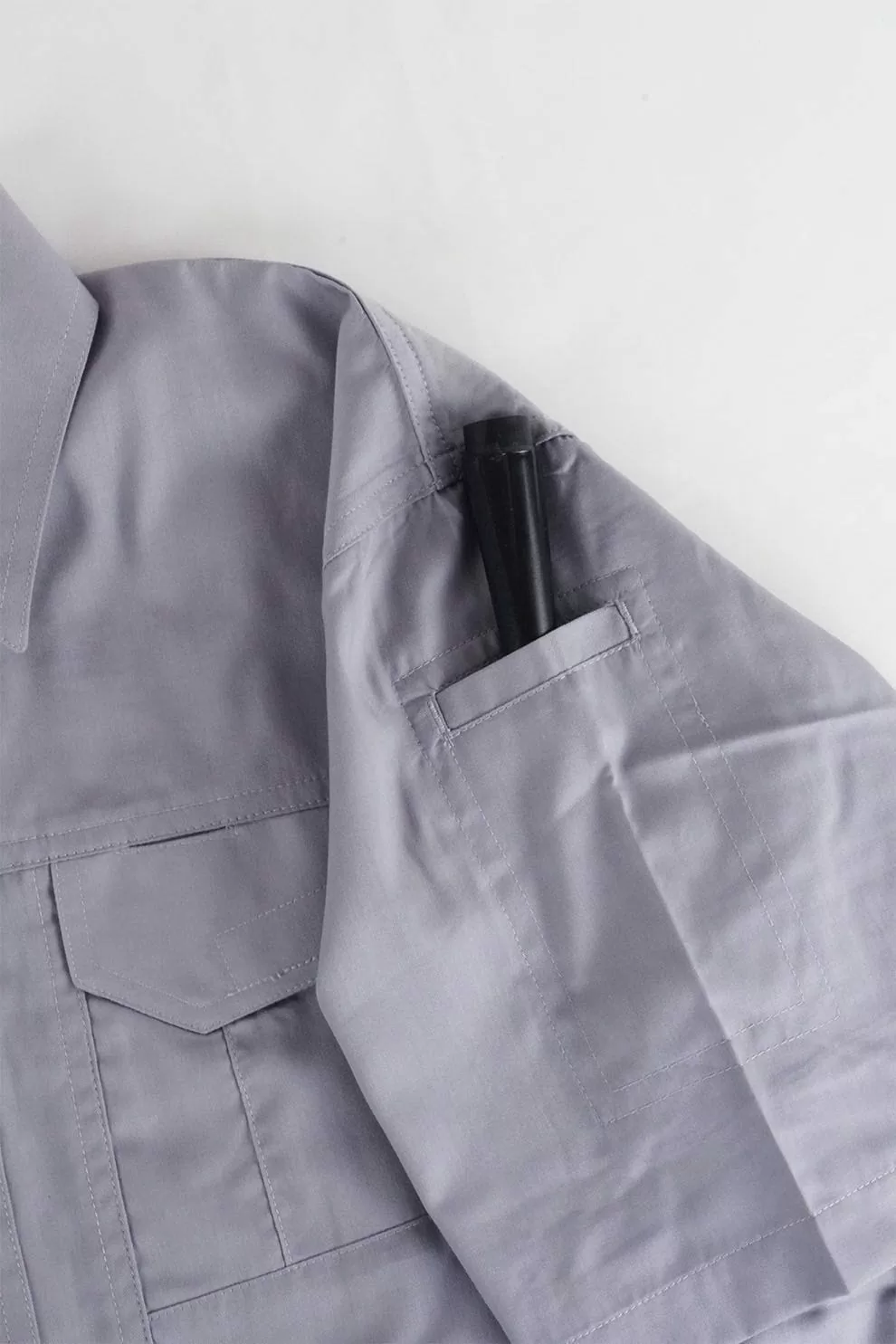 多功能短袖司機衫-中灰 多功能短袖司機衫-中灰