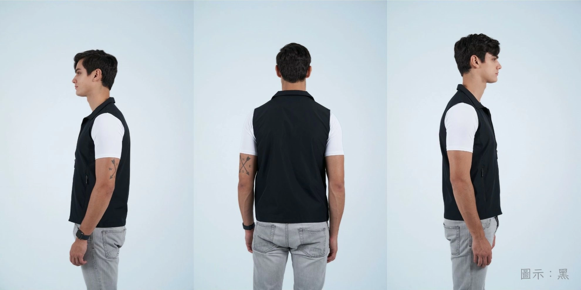 彈力小牛津背心