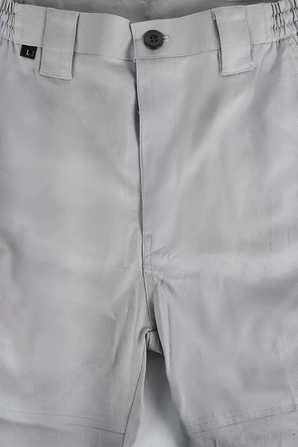 棉彈多口袋工作褲-卡其