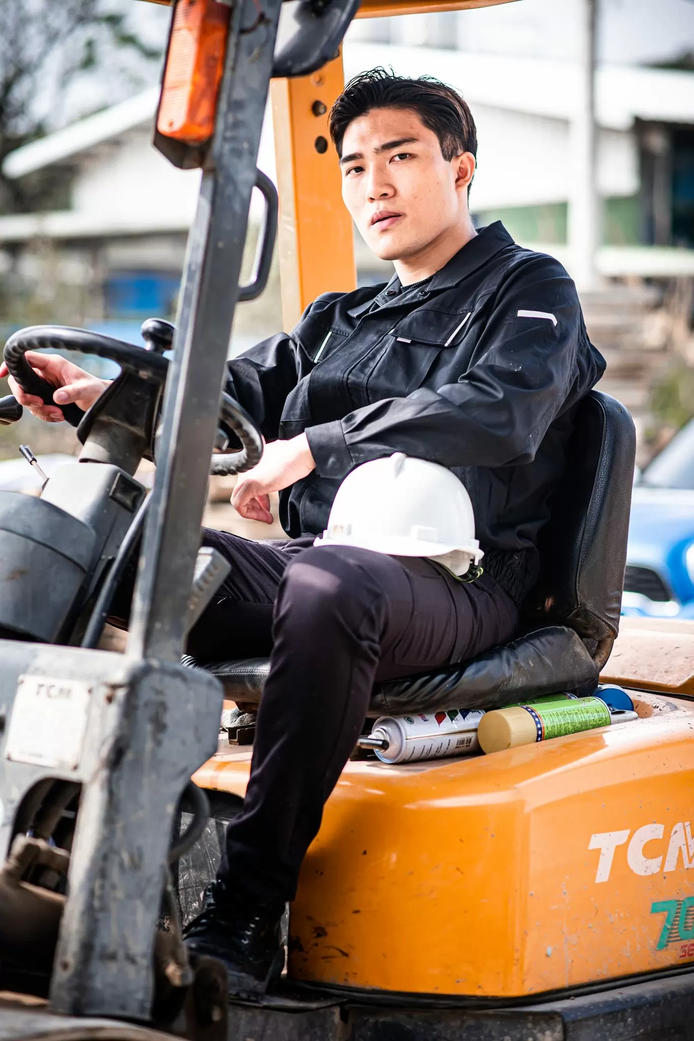 T400彈性透氣工作褲-黑