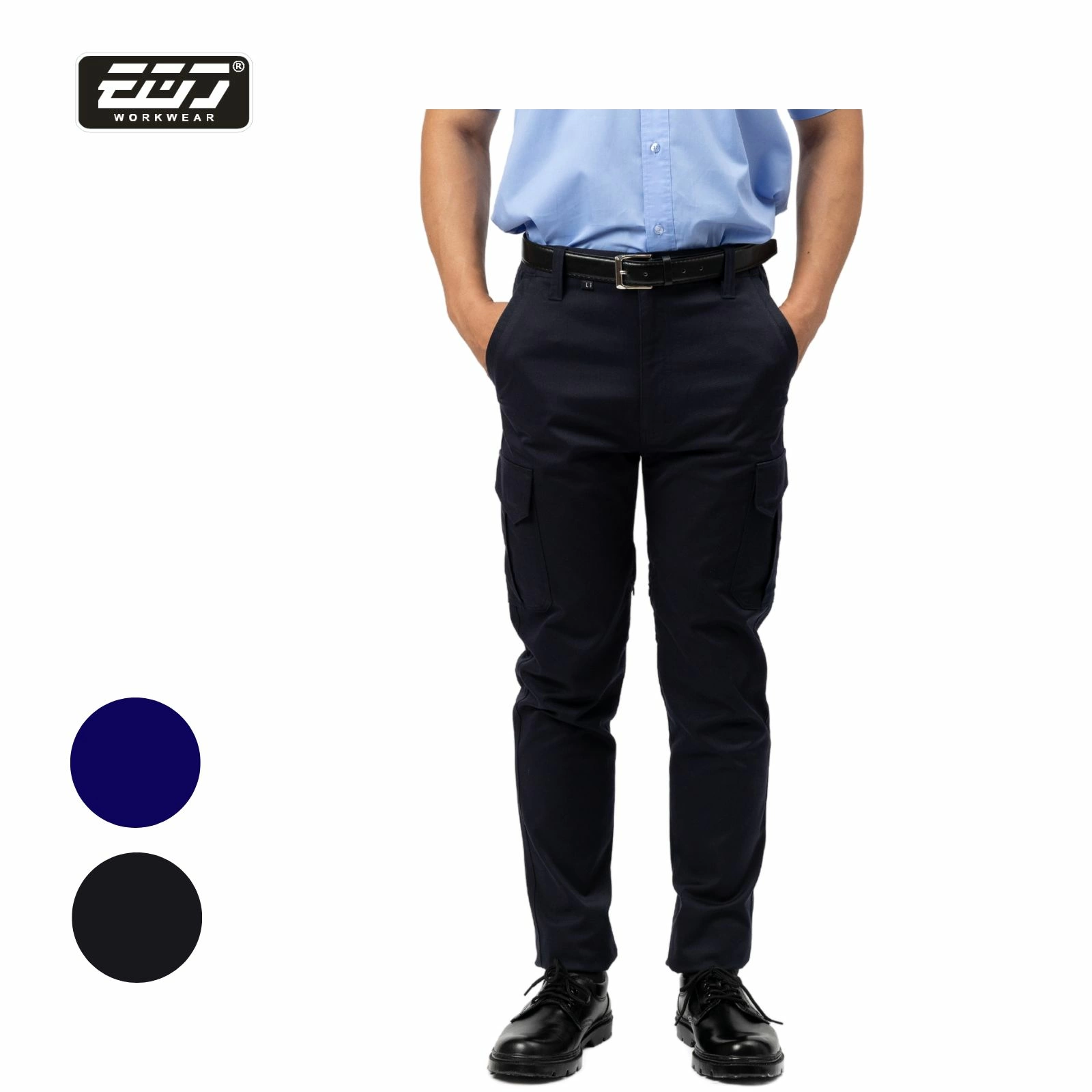 T400彈性透氣工作褲-丈青