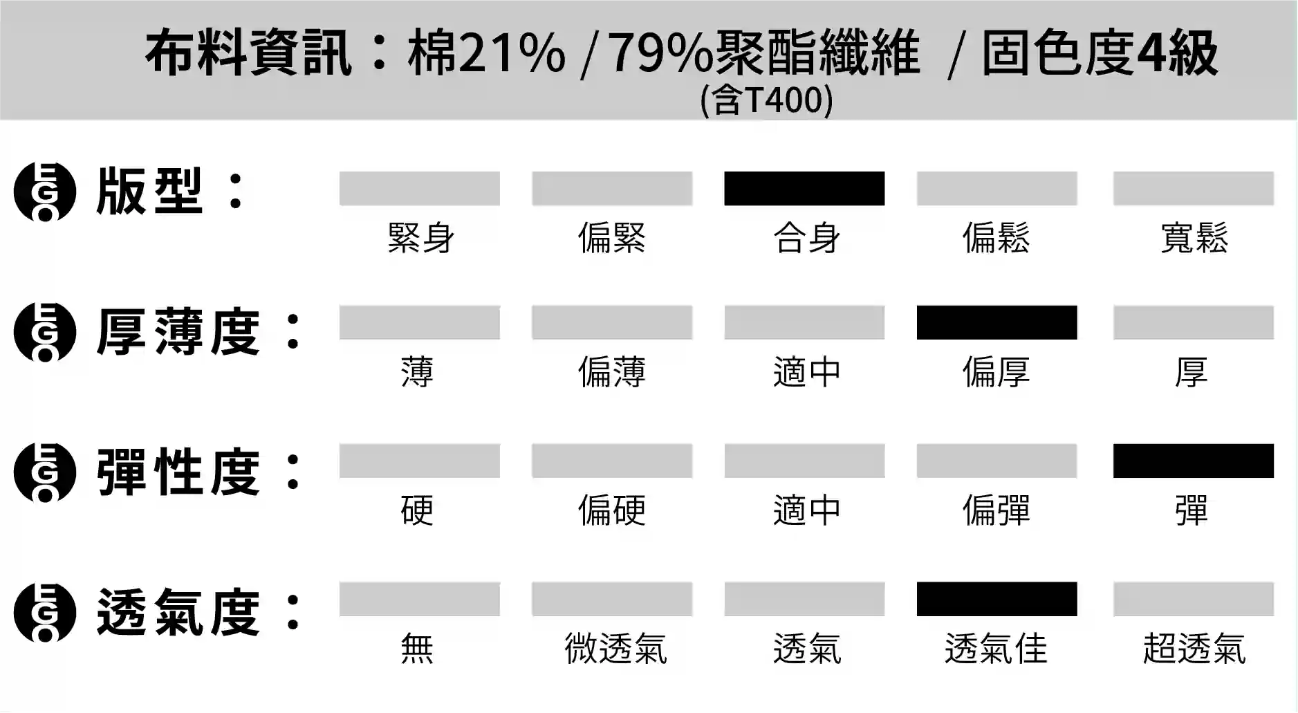 T400彈性透氣工作褲-丈青