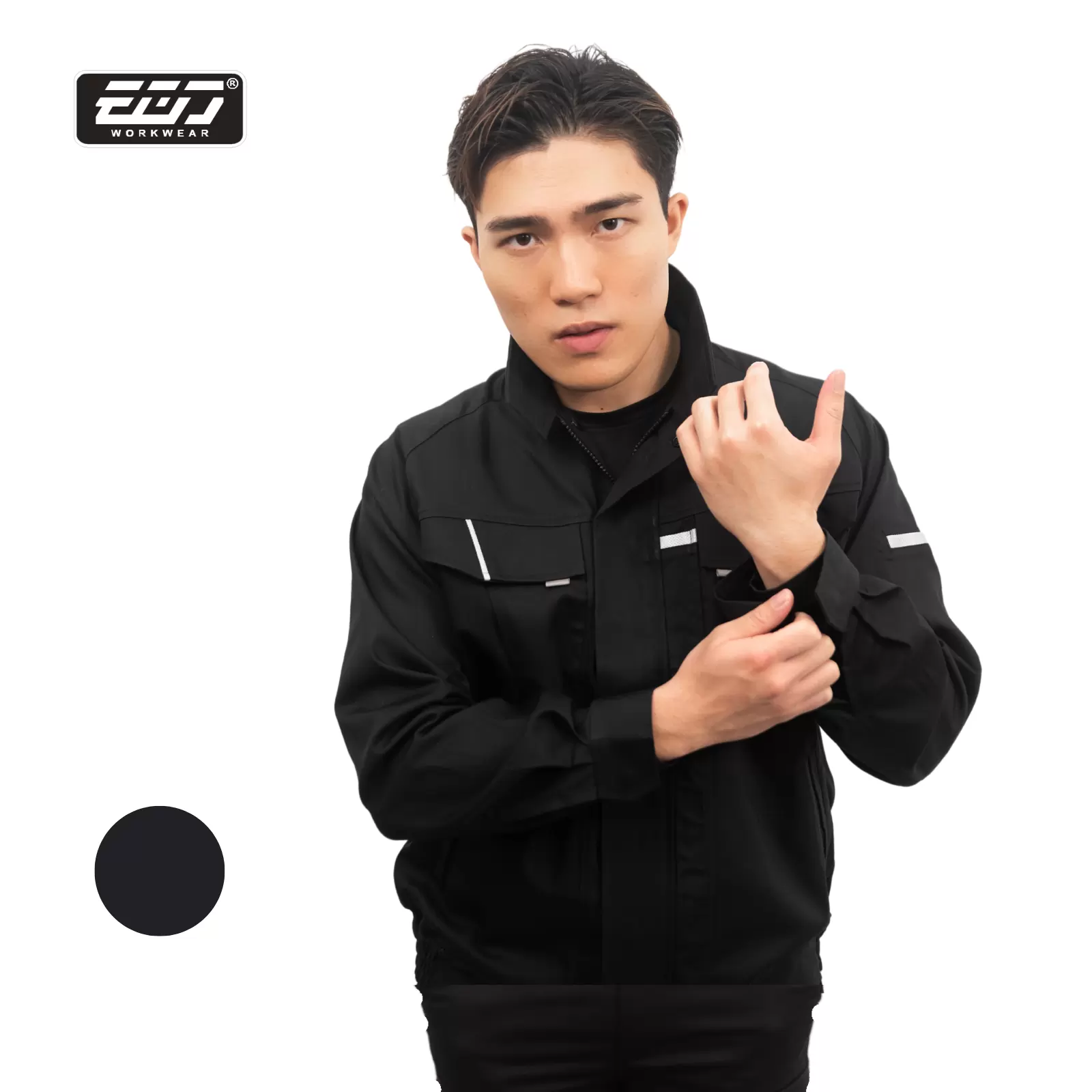 防水透濕彈性莫代爾棉工作夾克