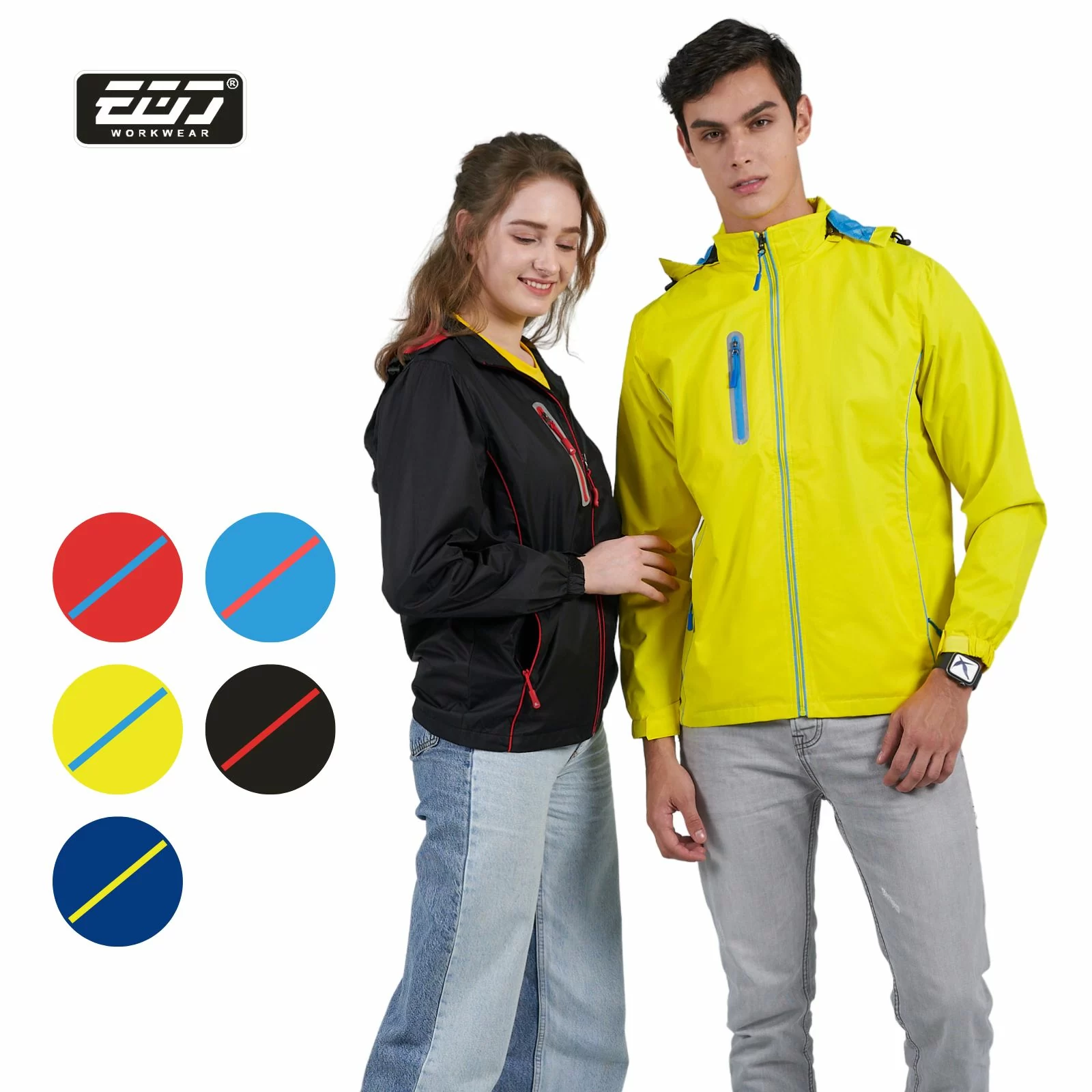 透濕透氣可拆帽外套