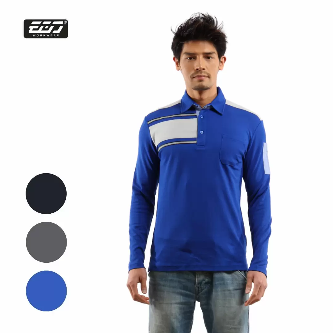 長袖反光抗菌POLO衫