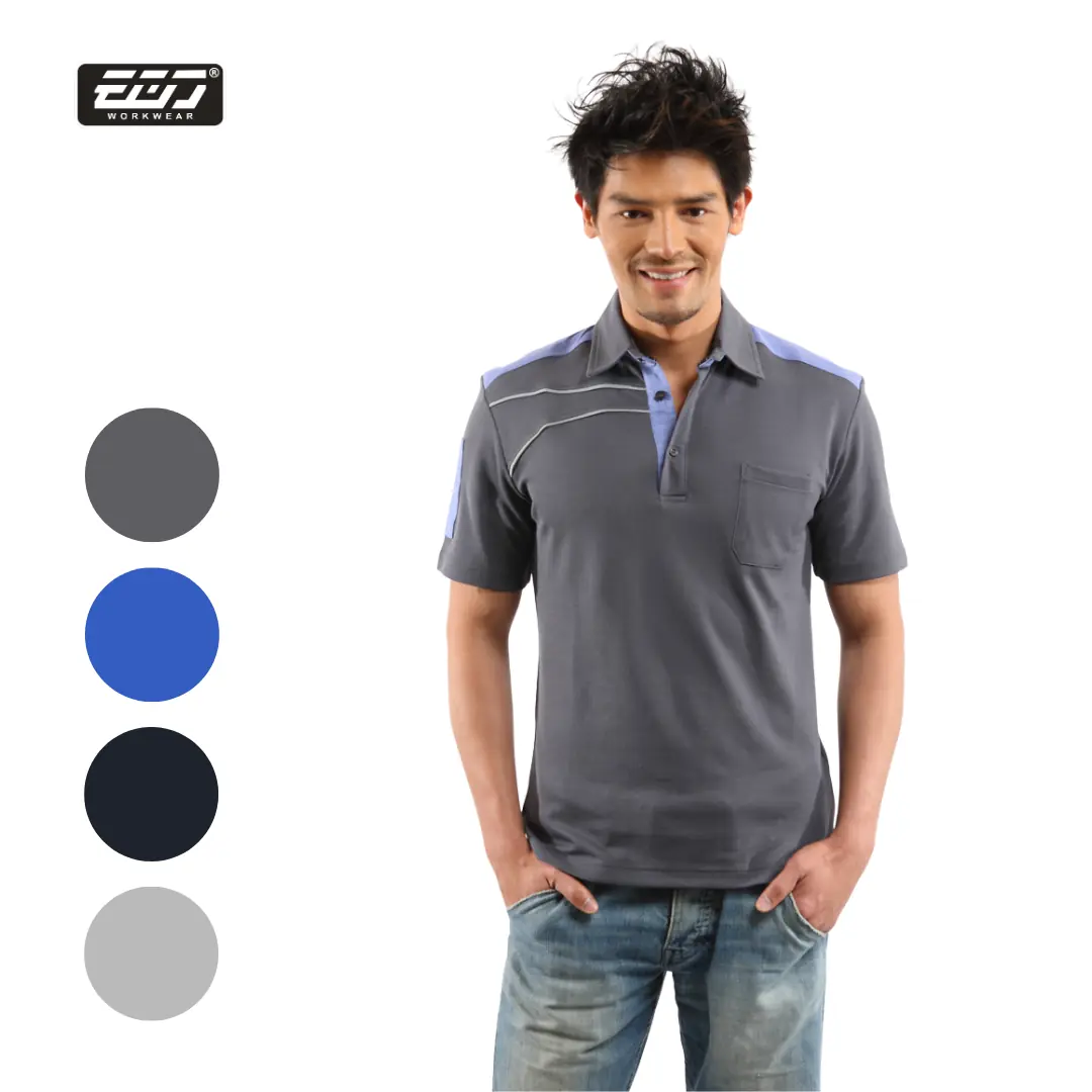 短袖反光抗菌POLO衫