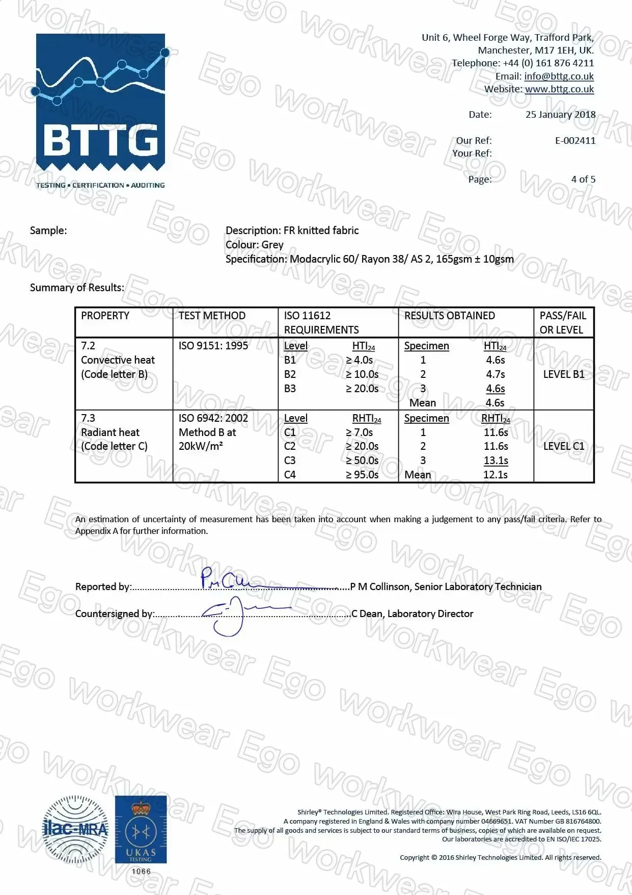 阻燃抗靜電長袖T-麻花灰配深藍 阻燃抗靜電長袖T-麻花灰配深藍