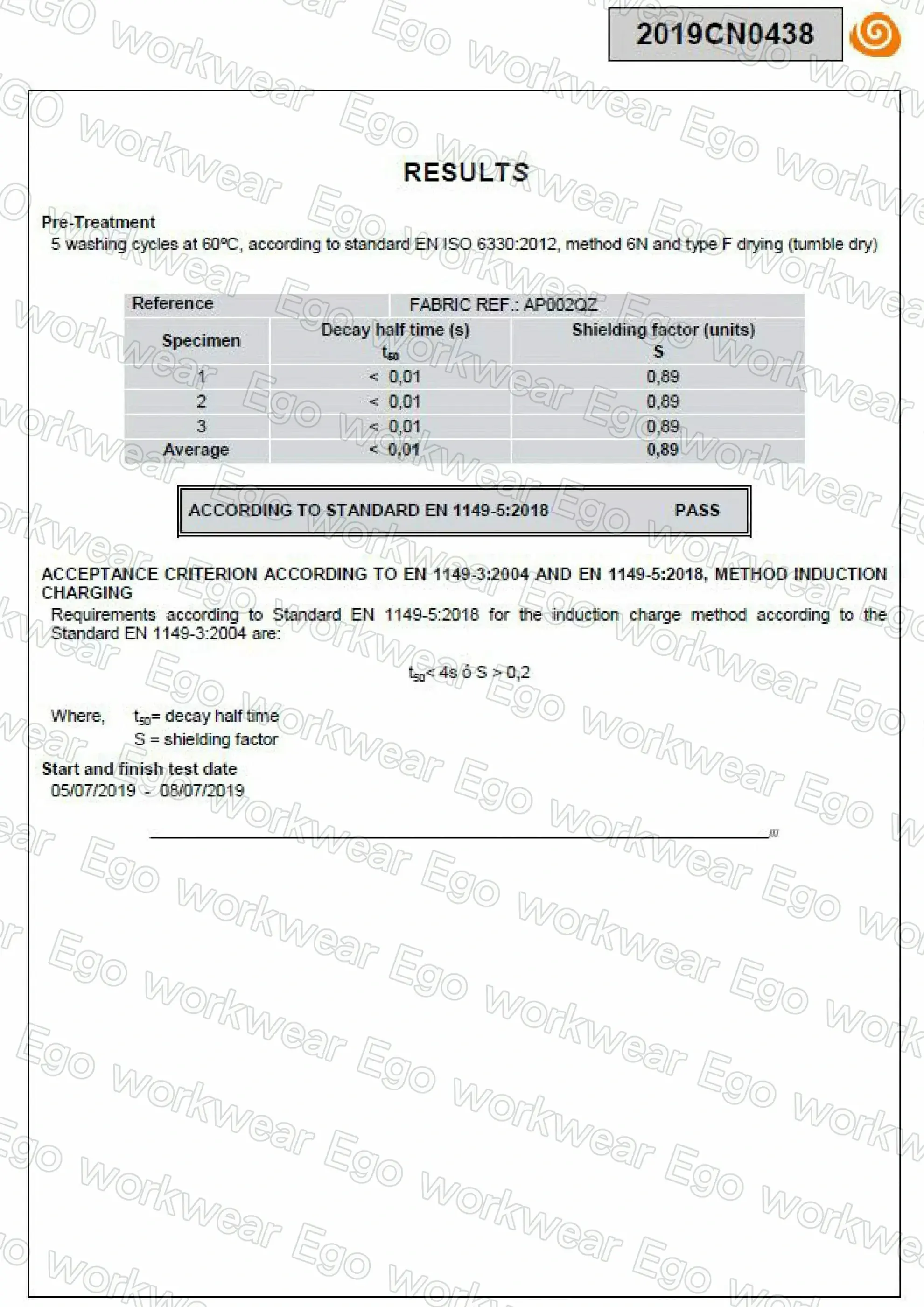 阻燃化學防護長褲-海軍藍