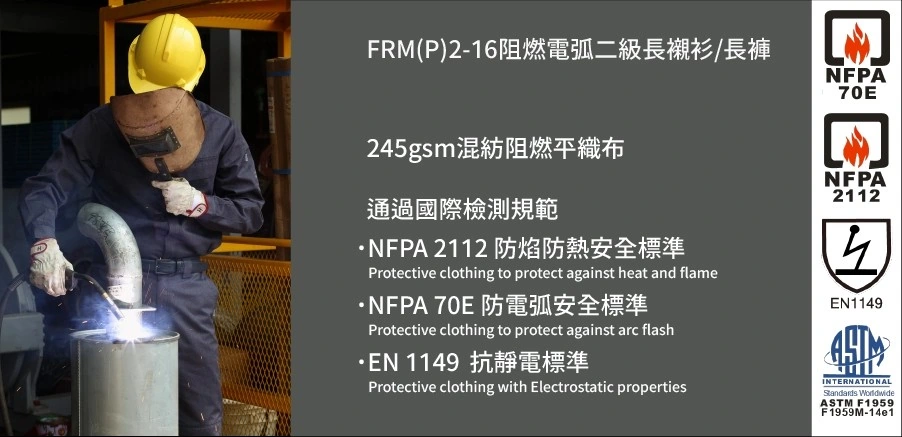 阻燃電弧二級長襯衫-深灰藍 阻燃電弧二級長襯衫-深灰藍