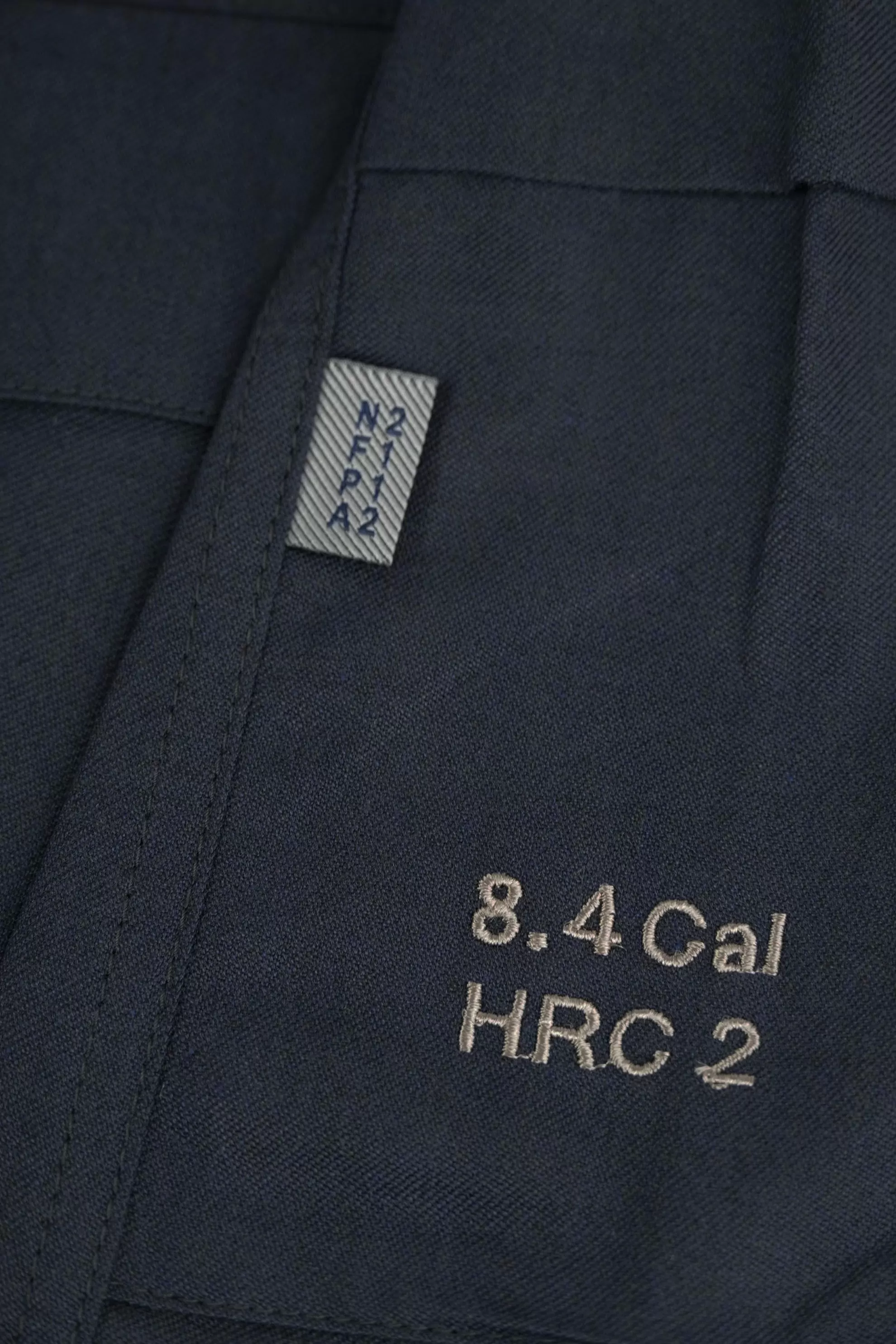 阻燃輕薄型電弧二級長襯衫-靛藍