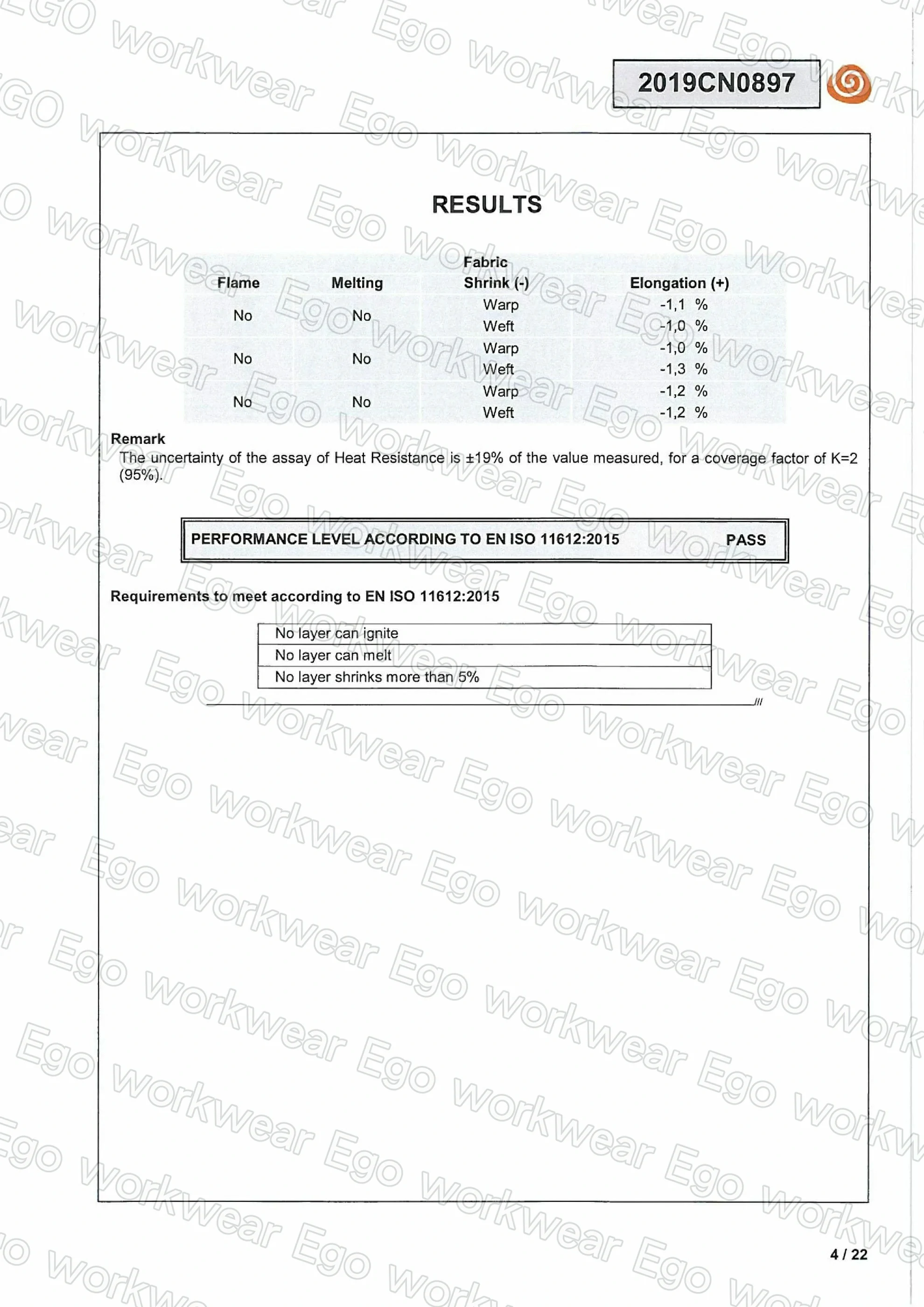 阻燃輕薄型電弧二級長襯衫-靛藍