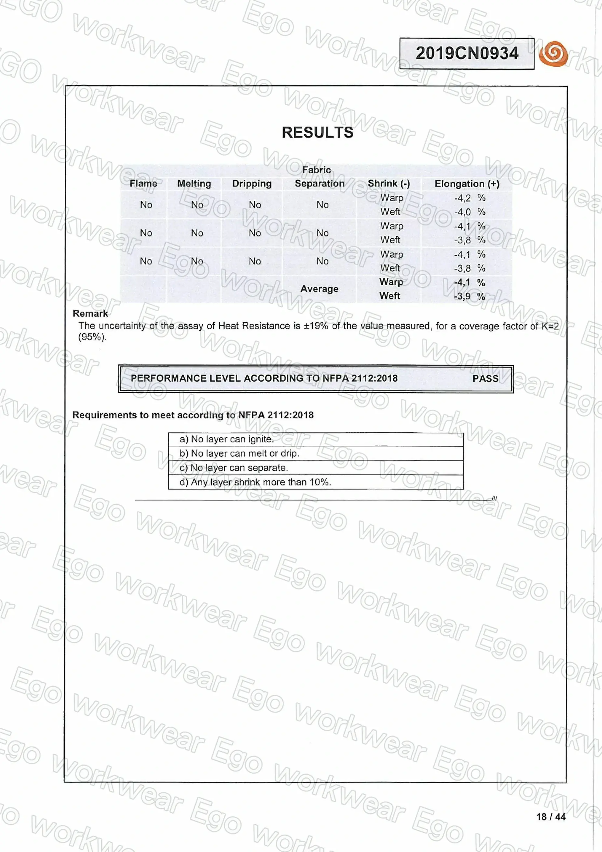 阻燃輕薄型電弧二級長襯衫-靛藍