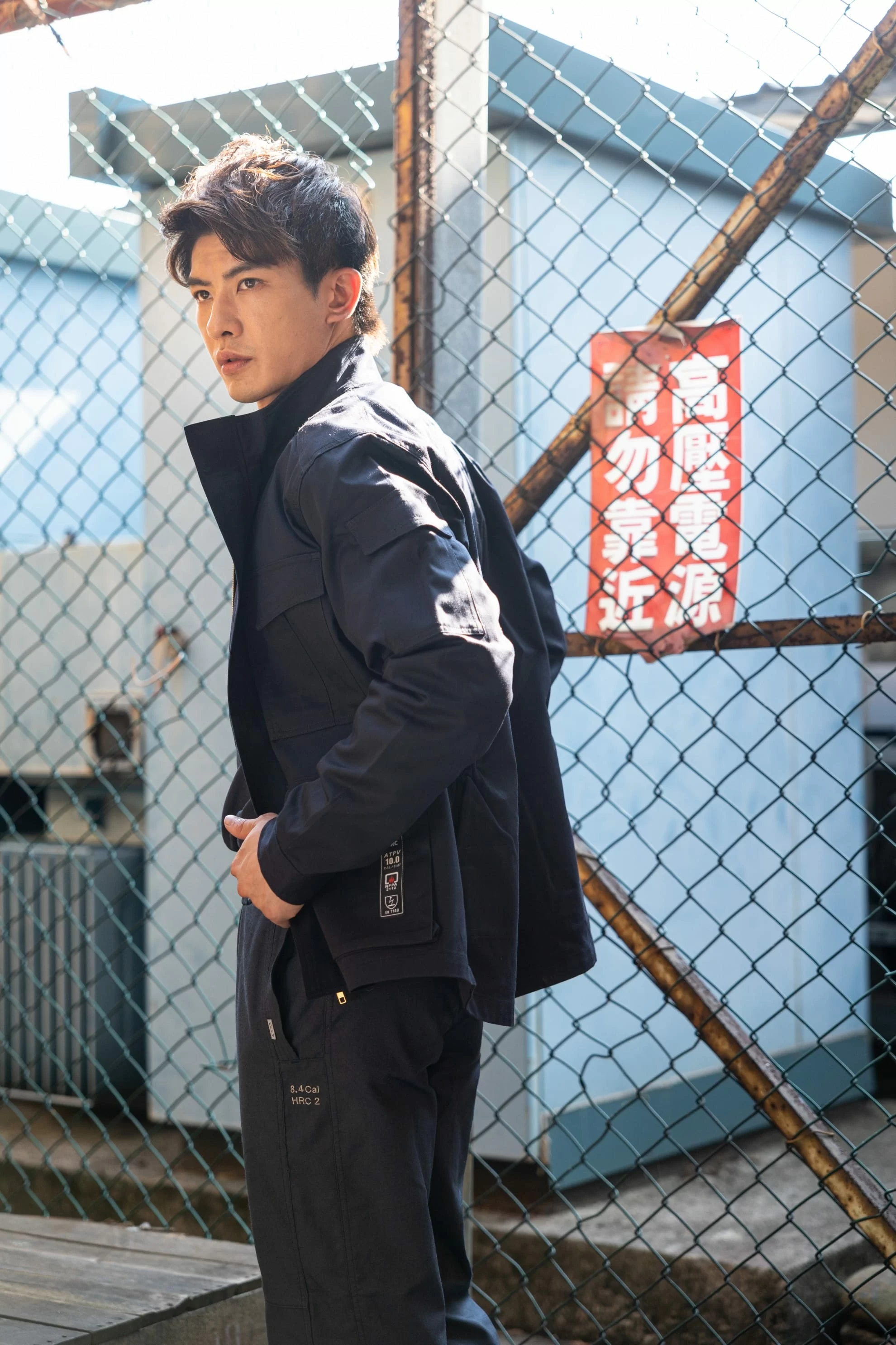 阻燃電弧二級抗靜電單層外套-海軍藍 阻燃電弧二級抗靜電單層外套-海軍藍