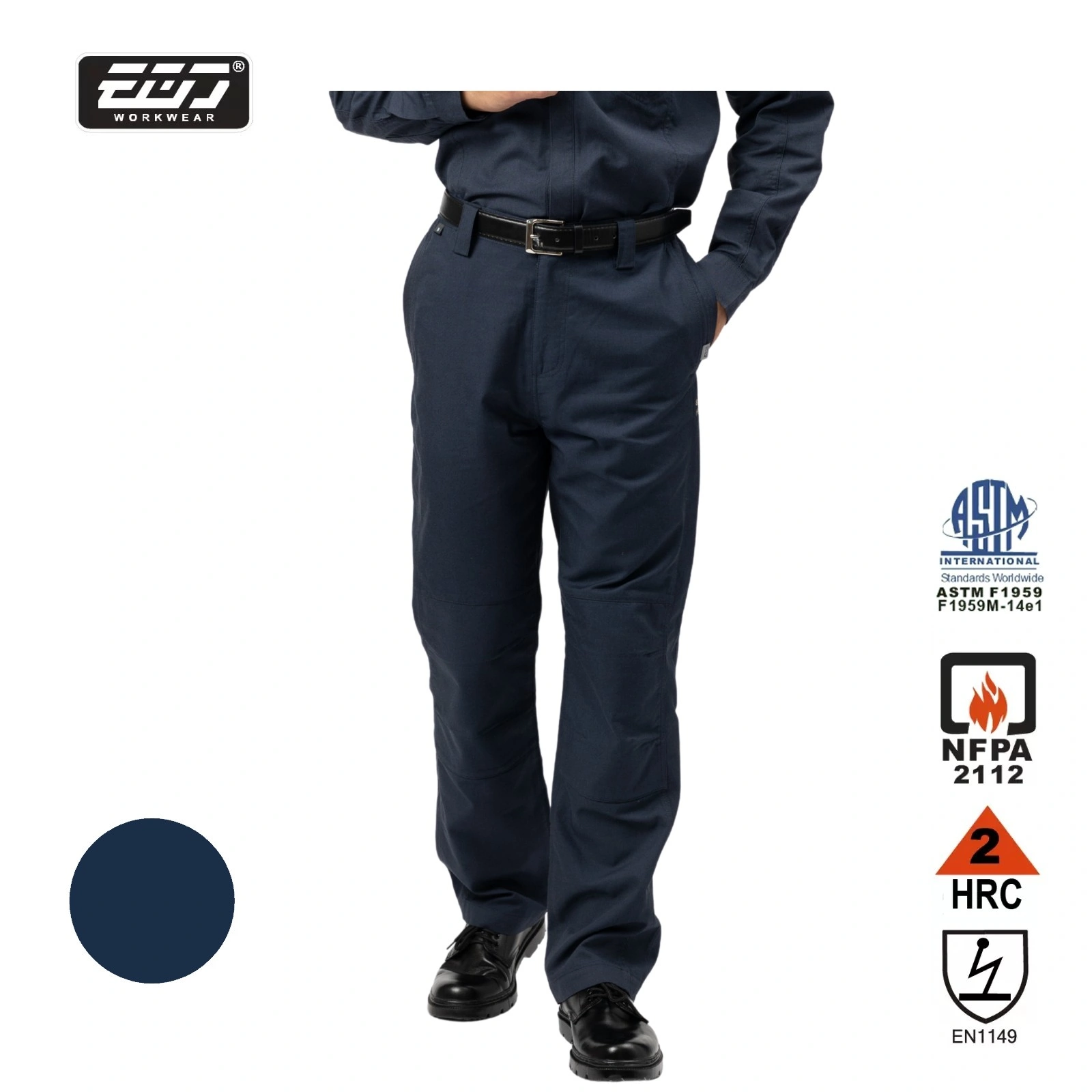 阻燃標準型電弧二級長褲-海軍藍