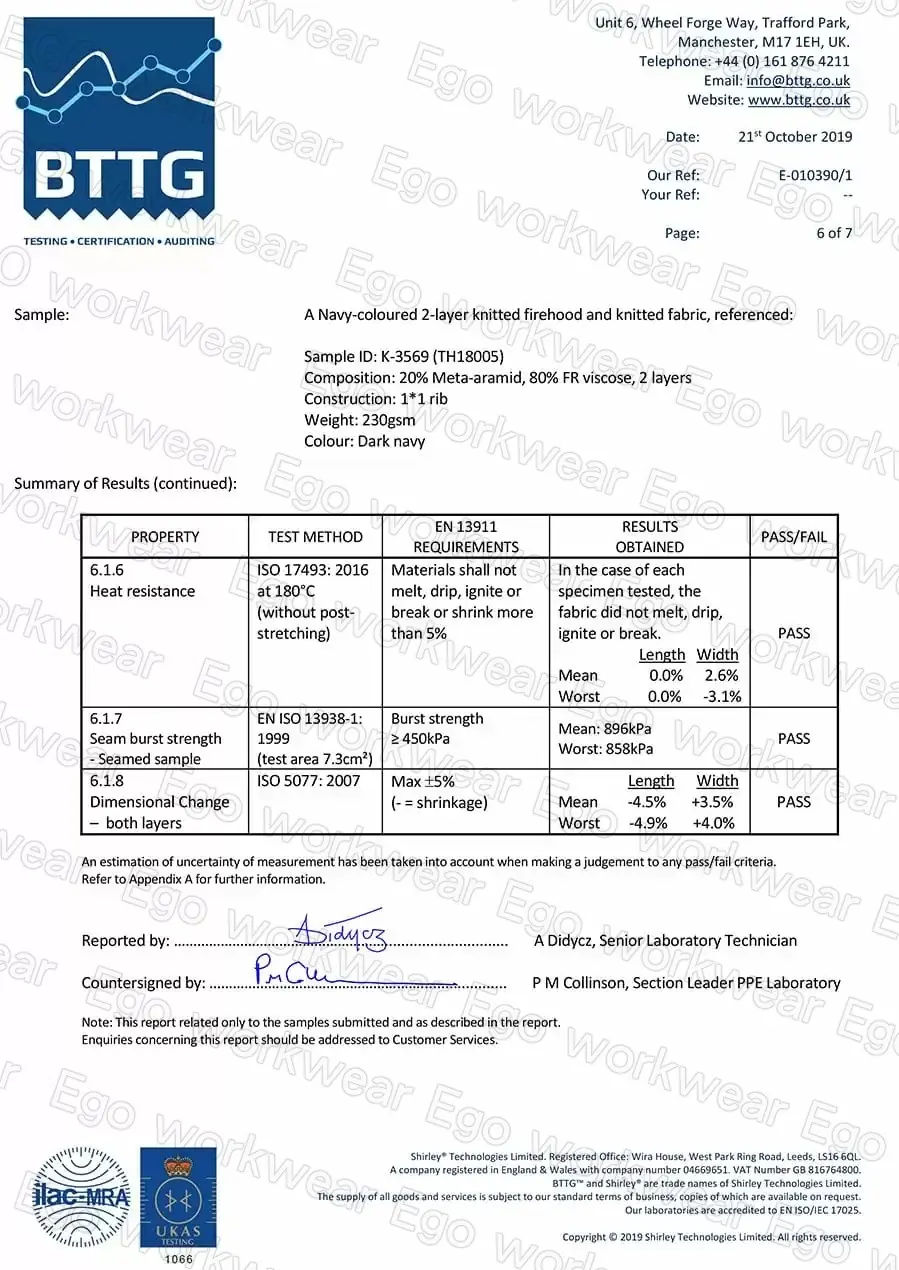 阻燃電弧二級頭套-丈青