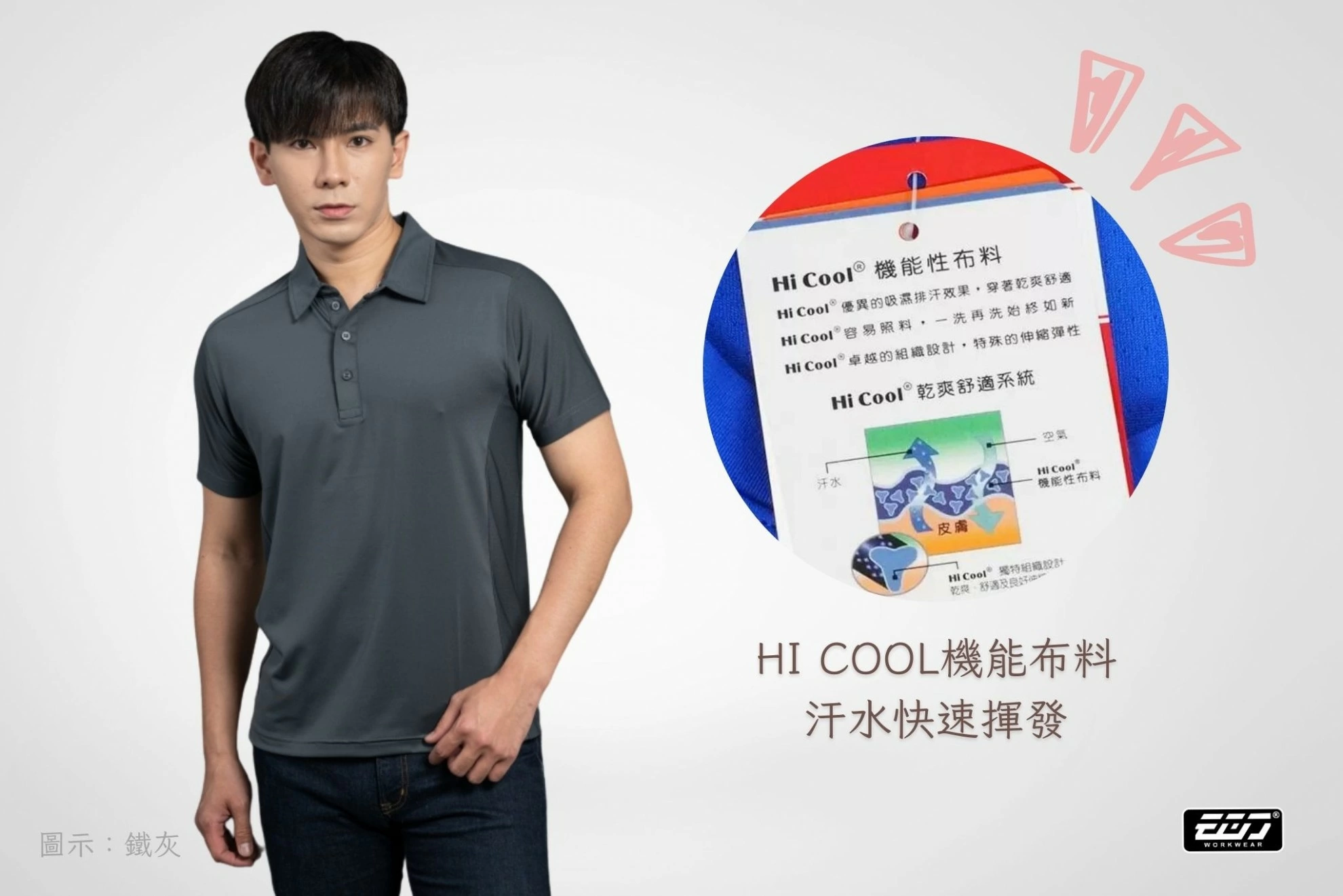 抗UV高透氣散熱POLO衫 抗UV高透氣散熱POLO衫