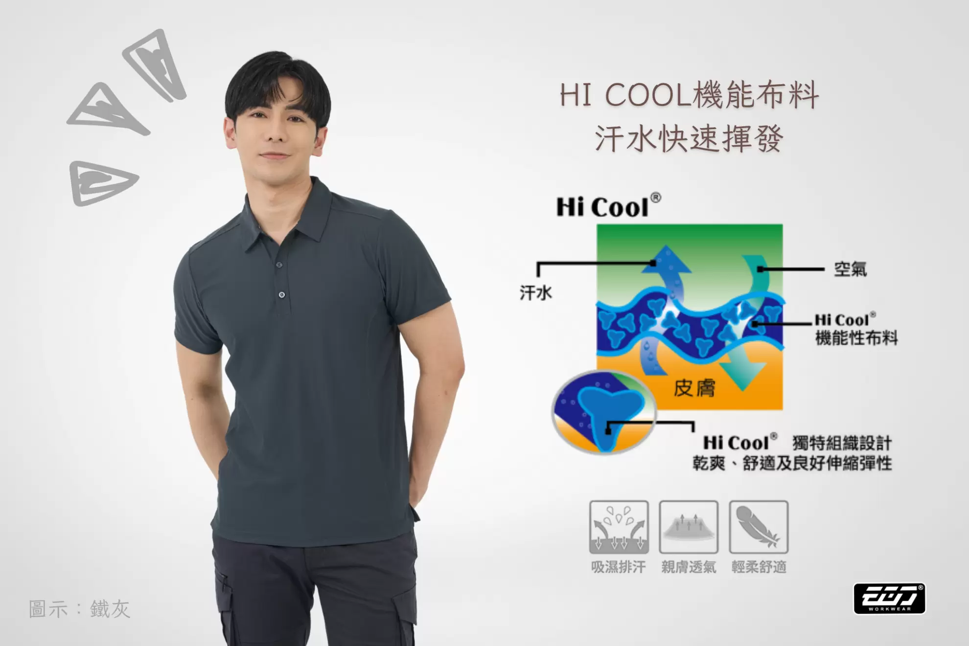 短袖高透氣吸濕排汗POLO衫 短袖高透氣吸濕排汗POLO衫