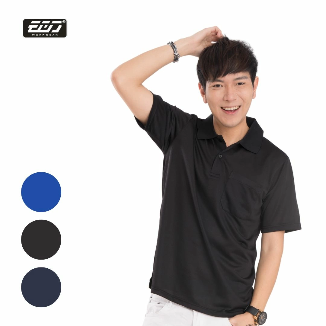 短袖亮點素面短袖POLO衫